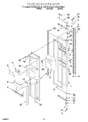 FREEZER DOOR Diagram and Parts List for KSBS20QEAL1  KitchenAid Refrigerator