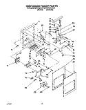 DISPENSER FRONT Diagram and Parts List for KSRS25QAAL10  KitchenAid Refrigerator