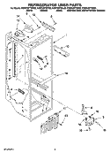 Part Location Diagram of W10151376 Whirlpool Air Diffuser Assembly