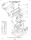 TOP AND CONSOLE Diagram and Parts List for LHA4000W2  Whirlpool Washer