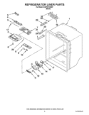 REFRIGERATOR LINER PARTS Diagram and Parts List for GX5FHTXVB07  Whirlpool Refrigerator