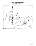 DRAIN PUMP Diagram and Parts List for JVGC535W1  Whirlpool Ice Maker