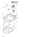 COOKTOP Diagram and Parts List for FEP350YL0  Roper Range