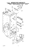 REFRIGERATOR LINER Diagram and Parts List for ED25DWXTW05  Whirlpool Refrigerator