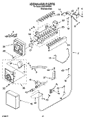 ICEMAKER PARTS Diagram and Parts List for KSSC48FMS01  KitchenAid Refrigerator