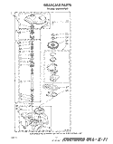 GEARCASE Diagram and Parts List for KAWE450VAL0  KitchenAid Washer