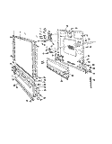 TUB Diagram and Parts List for 8565L10  Roper Dishwasher