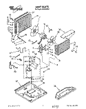 UNIT, LITERATURE Diagram and Parts List for ACU124XX1  Whirlpool Air Conditioner