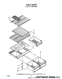 SHELF Diagram and Parts List for TT16CKXWN00  Whirlpool Refrigerator
