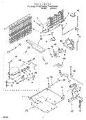 UNIT, LIT/OPTIONAL Diagram and Parts List for TT18AKXGN00  Estate Refrigerator