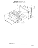 FREEZER DOOR Diagram and Parts List for ET16JKXRWR0  Whirlpool Refrigerator