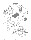 UNIT Diagram and Parts List for 3XARG484WP00  Whirlpool Refrigerator