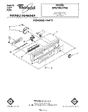 CONSOLE Diagram and Parts List for DP8700XTN0  Whirlpool Dishwasher