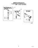 WATER SYSTEM Diagram and Parts List for CA2452XTG0  Whirlpool Washer