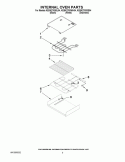 INTERNAL OVEN PARTS Diagram and Parts List for KEBK276SWH04  KitchenAid Wall Oven