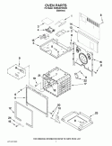 OVEN PARTS Diagram and Parts List for KDRS467VSS03  KitchenAid Range