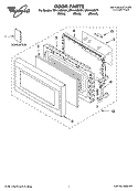 Part Location Diagram of 8184540 Whirlpool PANEL-DOOR