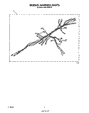 WIRING HARNESS , LIT/OPTIONAL Diagram and Parts List for MW1200XS0  Whirlpool Microwave