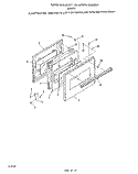 PORCELAIN W/GLASS OVEN DOOR Diagram and Parts List for B4457B0  Roper Range