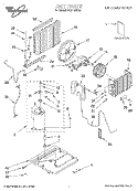 Part Location Diagram of 1167168 Whirlpool EVAPORATOR