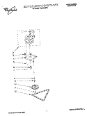 MOTOR AND DRIVE, LITERATURE Diagram and Parts List for TC8750XBP1  Whirlpool Trash Compactor