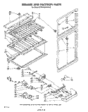 BREAKER AND PARTITION Diagram and Parts List for ET22MKXLWR0  Whirlpool Refrigerator