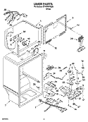 Part Location Diagram of 2310039 Whirlpool Wire Assembly, Freezer Compartment (Includes Item 20)
