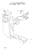 FREEZER LINER Diagram and Parts List for ED22TEXHT02  Whirlpool Refrigerator
