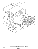INTERNAL OVEN Diagram and Parts List for SF314PSRW5  Whirlpool Range