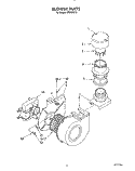 BLOWER Diagram and Parts List for KPDI620T0  KitchenAid Dishwasher