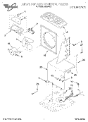 SECTION Diagram and Parts List for AD025SG0  Whirlpool Dehumidifier