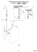WASHER WATER SYSTEM Diagram and Parts List for LTG7245AN0  Whirlpool Washer Dryer Combo