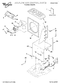 SECTION Diagram and Parts List for AD40LBK0  Whirlpool Dehumidifier