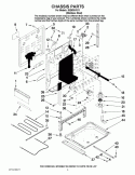 CHASSIS PARTS Diagram and Parts List for ISE630VS11  Whirlpool Range