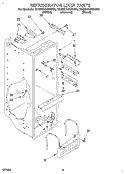 REFRIGERATOR LINER Diagram and Parts List for ED25DQXBN00  Whirlpool Refrigerator