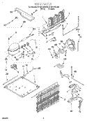 UNIT, LIT/OPTIONAL Diagram and Parts List for RT18HDXDW05  Roper Refrigerator