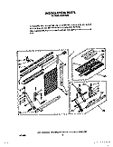 INSTALLATION Diagram and Parts List for ACH184XX0  Whirlpool Air Conditioner