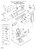 SECTION Diagram and Parts List for LEQ8857HQ0  Whirlpool Dryer