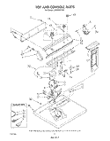 TOP AND CONSOLE , LITERATURE AND OPTIONAL Diagram and Parts List for LG6099XTW0  Whirlpool Dryer