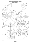 WATER DISTRIBUTION Diagram and Parts List for JJEC5100XT0  Whirlpool Ice Maker