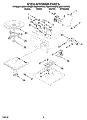 Part Location Diagram of W11110134 Whirlpool Microwave Turn Ring