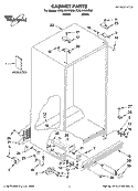Part Location Diagram of 2326835 Whirlpool Owner`s Manual