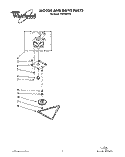 MOTOR AND DRIVE, LIT/OPTIONAL Diagram and Parts List for TC8700XYP3  Whirlpool Trash Compactor
