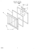 SECTION Diagram and Parts List for RH1099REW00  Roper Freezer