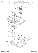 Part Location Diagram of 3191514 Whirlpool Kitchenaid Nameplate - Black