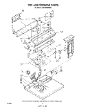 SECTION Diagram and Parts List for LE5790XMW0  Whirlpool Dryer