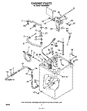 Part Location Diagram of 376961 Whirlpool Cabinet (Coffee)
