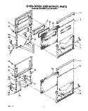 OVEN DOOR AND BROILER, LIT/OPTIONAL Diagram and Parts List for SB100PES2  Whirlpool Range