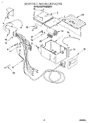 CONTROL MODULE Diagram and Parts List for 3PACM22DD0  Whirlpool Air Conditioner