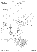 SECTION Diagram and Parts List for RH4730XDQ1  Whirlpool Range Hood